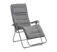 Fauteuil Relax Transat Jardin - Chaise Longue Zéro Gravité - Xl - Futura Xl - Becomfort® - Gris Silver - Lafuma Mobilier