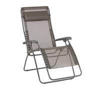 Fauteuil Relax Transat Jardin - Chaise Longue Zéro Gravité - Xl - Rsxa Clip Xl - Batyline® Iso - Marron Graphite - Lafuma Mobilier