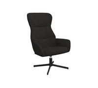 Fauteuil relax velours noir