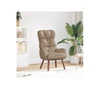 Fauteuil Relaxant Vidaxl En Cuir Synthétique Cappuccino