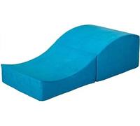 Fauteuil relaxant rabattable de forme préformé bleu Bleu