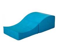 Fauteuil relaxant rabattable de forme préformé bleu Bleu