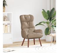 Fauteuil Relaxant Vidaxl En Cuir Synthétique Cappuccino