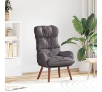Fauteuil Relaxant Vidaxl En Similicuir Gris Gris