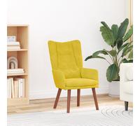 Fauteuil Relaxant Vidaxl En Velours Jaune