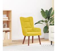 Fauteuil Relaxant Vidaxl En Velours Jaune