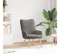Fauteuil Relaxant Vidaxl Gris Clair En Velours Côtelé Gris