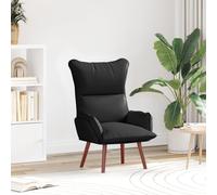 Fauteuil Relaxant Vidaxl Noir En Cuir Synthétique