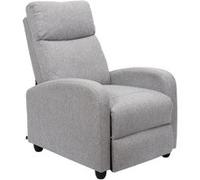Home Deco Factory – Fauteuil de relaxation Dream – Gris clair