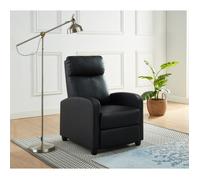 Fauteuil relaxation push back ALVA 100 x 68,5 x 86 cm PU noir