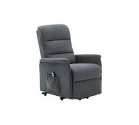 Fauteuil releveur électrique en tissu anthracite CAPUCINE