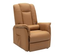 Fauteuil Releveur Le Réconfort par Jeanne et Jean Cuir Camel Elu Produit de l'Année 2023