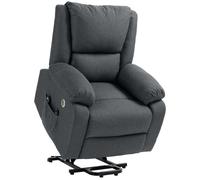 Fauteuil releveur massant chauffant ANTONIO gris