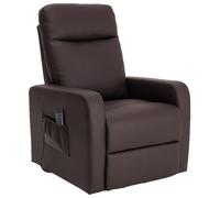 Fauteuil Releveur Mint - 2 Moteurs _ Similicuir - Chocolat