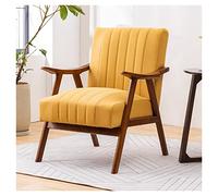 Fauteuil rembourré confortable avec cadre en bois idéal pour le salon, le bureau et la chambre à coucher Design coussin élégant pour une relaxation ultime