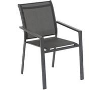 Fauteuil repas Essentia anthracite/graphite Hespéride