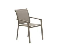 Fauteuil repas Essentia noisette/café Hespéride
