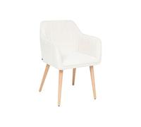 Fauteuil repas Visoca bouclette blanc
