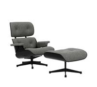 Fauteuil & repose pied Eames Lounge Chair étoffe shell chestnut black