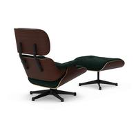 Fauteuil & repose pied Eames Lounge Chair étoffe shell dark walnut