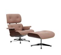 Fauteuil & repose pied Eames Lounge Chair étoffe shell dark walnut