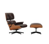 Fauteuil & repose pied Eames Lounge Chair shell american cherry tre