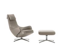 Fauteuil & repose pied Repos with contrasting seam + double stitch