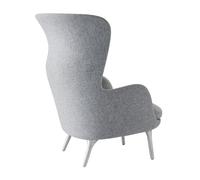 Fauteuil Ro™ JH1 étoffe pieds de aluminium cushion fabric Canvas 124