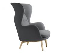 Fauteuil Ro™ structure chêne solid oak clear lacquered base