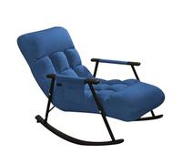 Fauteuil rock, pour chambre à coucher, chaise longue, planeur rembourré, confortable, chaise longue, porte-vélo moderne avec siège rembourré, pour la maternelle, le salon, la chambre à coucher, la