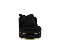 Fauteuil rond en tissu Paris 84 x 72 cm