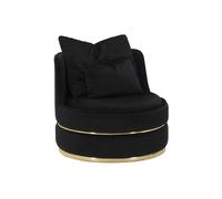 Fauteuil rond en tissu Paris 84 x 72 cm
