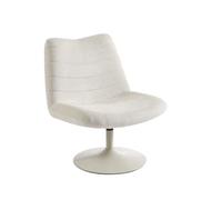 Fauteuil rotatif ANTEA tissu beige