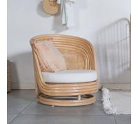 Fauteuil rotin et cannage - gili naturel TU