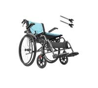 VEVOR Fauteuil roulant – alliage d'aluminium léger – siège 45,7 cm – capacité 113,4 kg