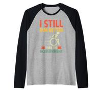 Fauteuil Roulant Amusant « I Still Run Better Than The Government » Manche Raglan