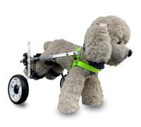 Fauteuil Roulant Chien Back Mand Discabled Pet Waïat pour Blessé/Arthrite, Poussette de Mobilité pour Chiens de Vieillissement Réglable, Pattes Postérieures Réhabilitation de la Mobilité Des Chats (
