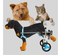 Fauteuil Roulant Chien Chariots de Réhabilitation de Petits et Moyens, Chien de Vieillissement au Vieillissement Réglable, Dack Jams Handicap Walking Aide pour la Réhabilitation des Pattes Postérieure