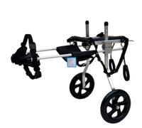 Fauteuil Roulant Chien Chiens de Chiens Handicapés, Petit/Moyen de Promenade pour Chiens Avec 2 Roues, poussette de Mobilité pour Chiens, Équipement de Réhabilitation pour Animaux de Compagnie (Siz