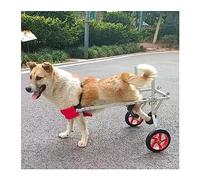 Fauteuil Roulant Chien Réglable Chariot/Chaise Roulante pour Chien pour Les Pattes Arrière, Léger Chaise Roulante pour Animaux pour La Marche des Pattes Arrières Handicapées, pour Grands Chiens (Size