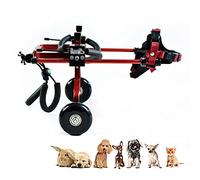 Fauteuil Roulant Chien, Réglable Chariot Chien handicapé pour la Rééducation des Jambes Arrières, Deux Roues Dog Wheelchair (XS)
