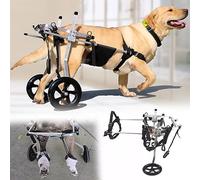Fauteuil roulant de marche pour chiens de taille moyenne et grande, chariot à roues d'exercice pour pattes arrière, marcheur assisté par chien, équipement d'entraînement de rééducation pour