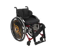 Fauteuil Roulant de Sport autopropulsé - Fauteuil Roulant de Transport Multifonctionnel et léger en Aluminium Pliable pour Adultes et Personnes âgées handicapées avec Roues de SPOR