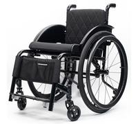 Fauteuil roulant de sport léger en alliage d'aluminium avec roues à dégagement rapide et repose-pieds pour une meilleure mobilité et commodité