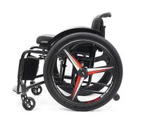 Fauteuil Roulant De Sport Léger, Fauteuil Roulant De Sport Pliable Tout Terrain Ultra Léger, Fauteuil Roulant De Transport Pliable, Fauteuil Roulant En Aluminium, Pour Adolescents, Adultes(Size:42cm/1