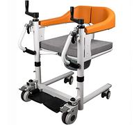 Fauteuil roulant de transfert pour la maison, siège divisé à 180°, chaise de douche pour soignants, personnes âgées pesant 140,6 kg