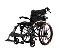 Fauteuil Roulant De Transport Léger Et Pliable, Fauteuil Roulant À Propulsion Par Accompagnateur Avec Freins À Main Verrouillables, Fauteuil Roulant Autopropulsé Facilitant Les Transferts