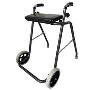 Fauteuil roulant, déambulateur légèrement réglable, outil de marche assistée à deux roues, chariot à deux roues