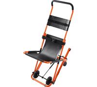 Fauteuil roulant d'escalier EMS 159kg de capacité de charge Fauteuil roulant d'escalier d'urgence pliable en aluminium 855x530x1350mm Monte-escalier Ambulance Pompier Évacuation pour personnes âgées e