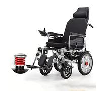 Fauteuil roulant électrique avec moteur de 500 W, design anti-basculement et joystick à 360° pour une mobilité tout-terrain et un pliage facile